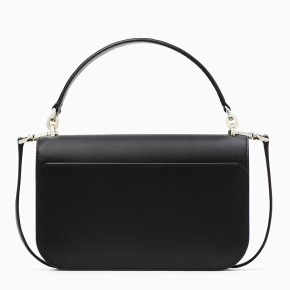 Kate Spade New York Audrey Flap Crossbody in Black - Picture 2 of 4